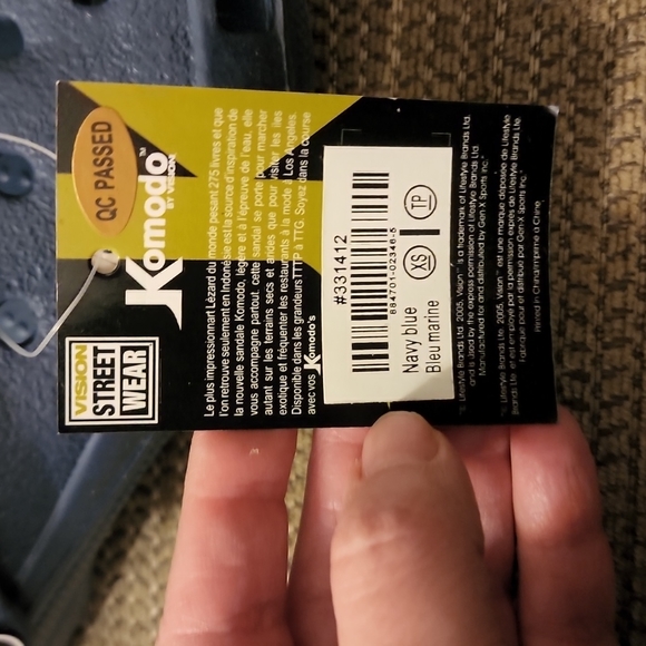 Komodo Navy Clog Sandal - Picture 6 of 7